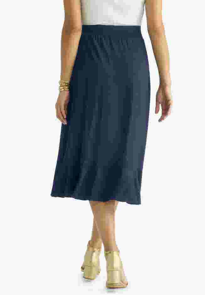 Midi Ruffle Skirt image number 1