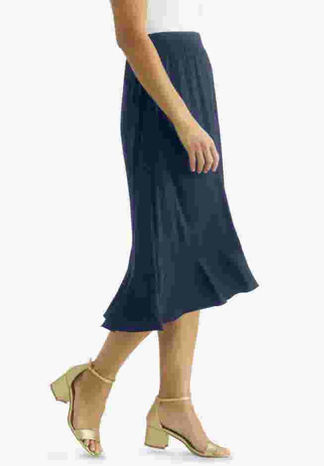 Midi Ruffle Skirt image number 2