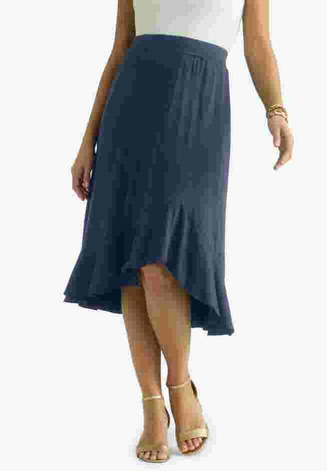 Midi Ruffle Skirt image number 0