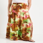 High-Slit Maxi Skirt image number null