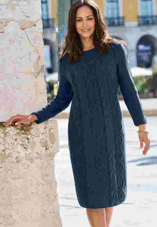 Cable Sweater Dress image number 0