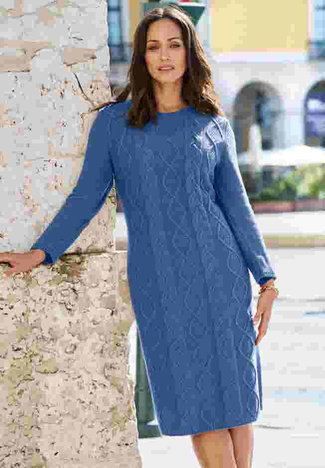 Cable Sweater Dress image number 0