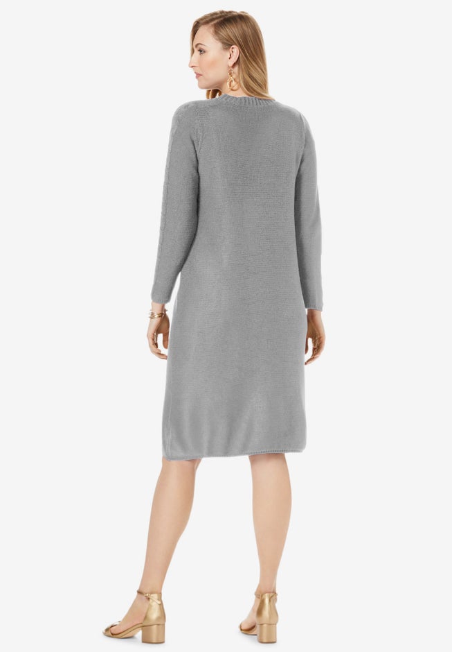 Cable Sweater Dress image number 1