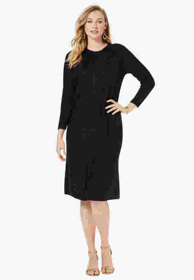 Cable Sweater Dress image number 0