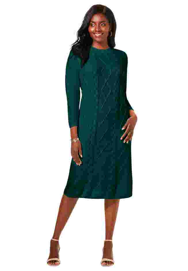 Cable Sweater Dress image number 0
