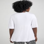 Asymmetrical Twist Neck Tunic image number null