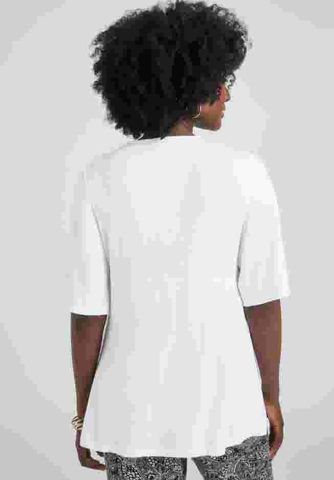Asymmetrical Twist Neck Tunic image number 1