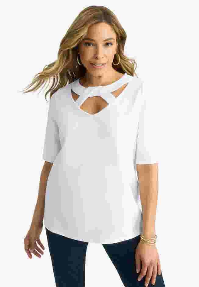 Cutout A-Line Top image number 0