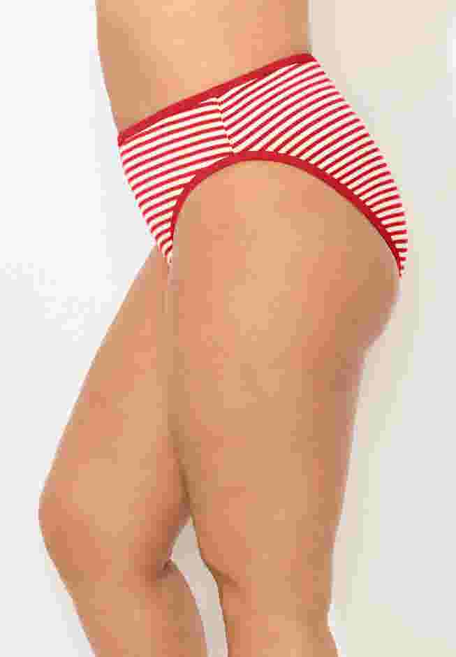 Metallic Lurex High Waist Bikini Bottom image number 2