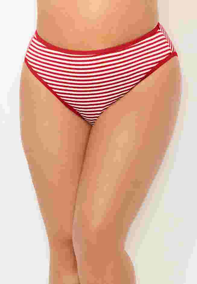 Metallic Lurex High Waist Bikini Bottom image number 0