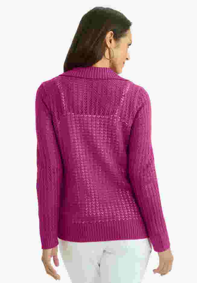 Pullover Crochet Polo image number 1