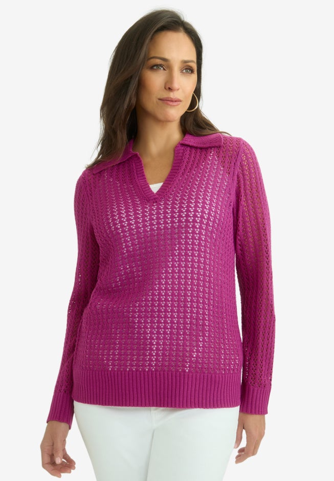 Pullover Crochet Polo image number 0