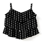 Longer-Length V-Neck Tiered-Ruffle Tummy Control Tankini Top image number null