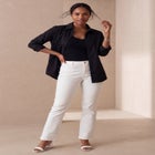 True Fit Stretch Denim Straight Leg Jean image number null