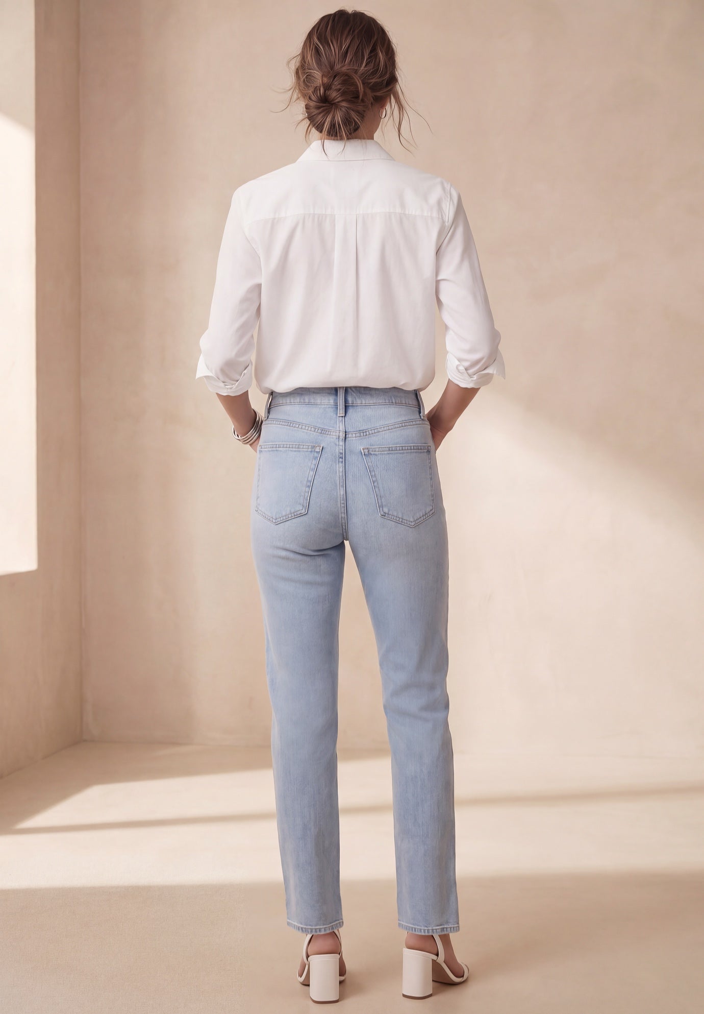True Fit Stretch Denim Straight Leg Jean image number 2
