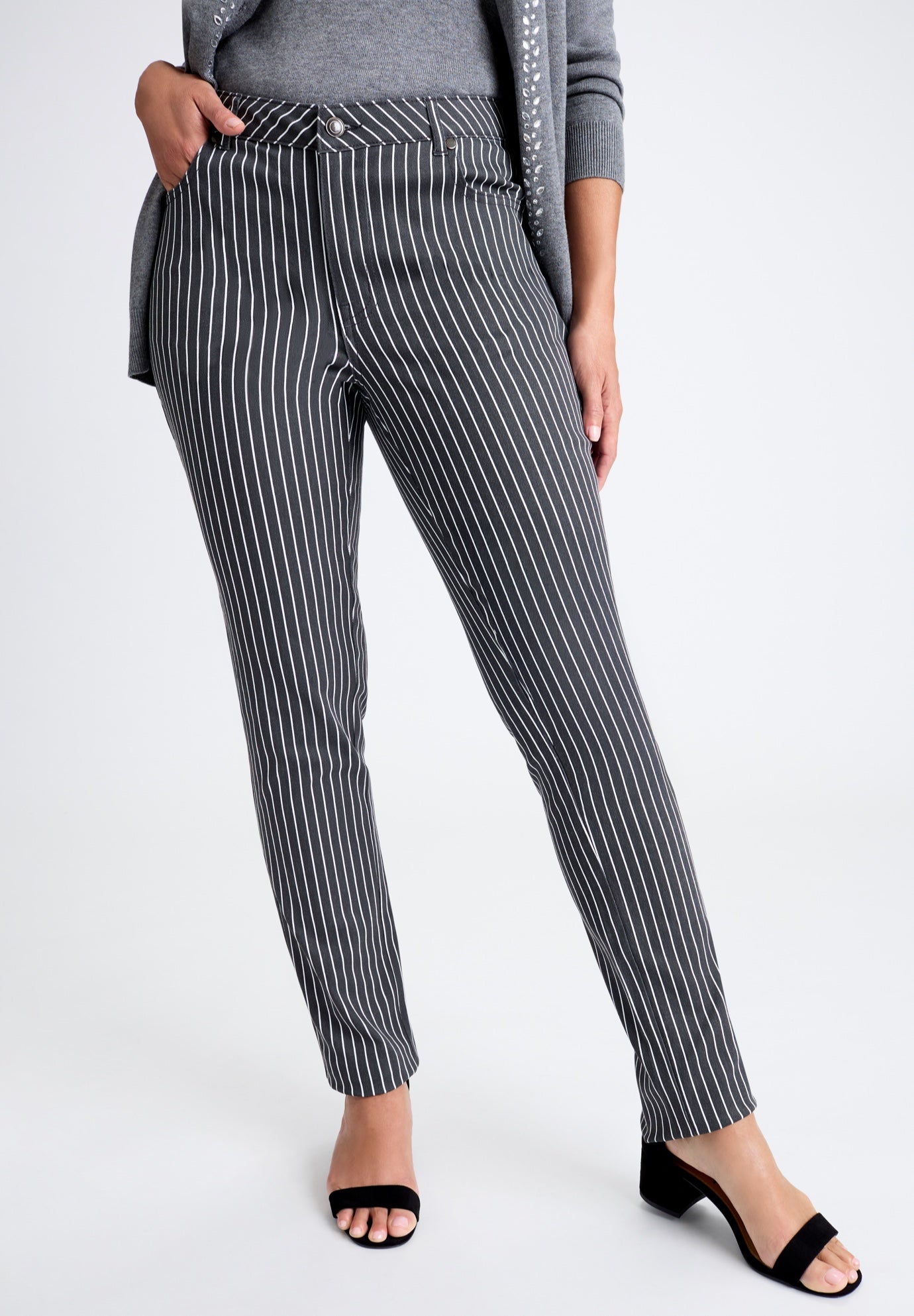 True Fit Stretch Denim Straight Leg Jean image number 0