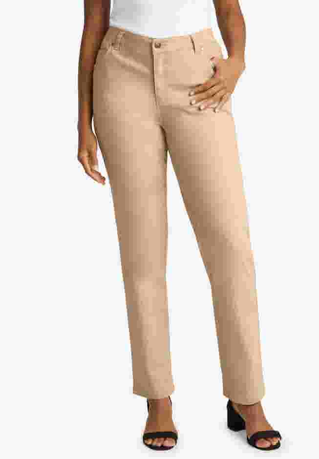 True Fit Stretch Denim Straight Leg Jean image number 0