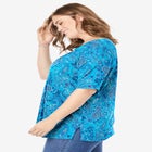 Printed Perfect Square-Neck Tee image number null