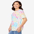 Printed Perfect Square-Neck Tee image number null