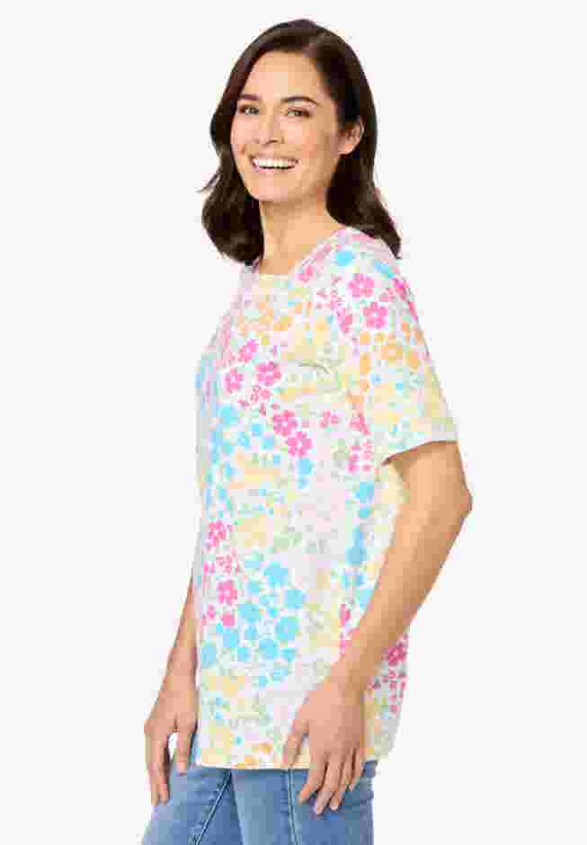 Printed Perfect Square-Neck Tee image number 2