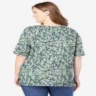 Printed Perfect Square-Neck Tee image number null