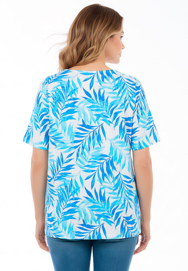 Printed Perfect Square-Neck Tee image number 1