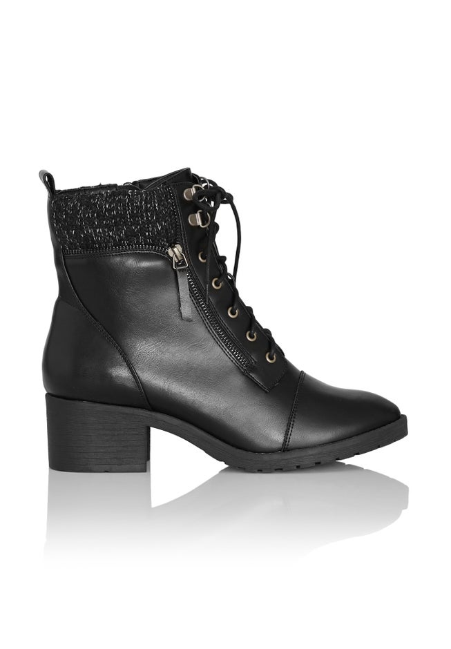 Rita Wide Width Brown Ankle Boot image number 2