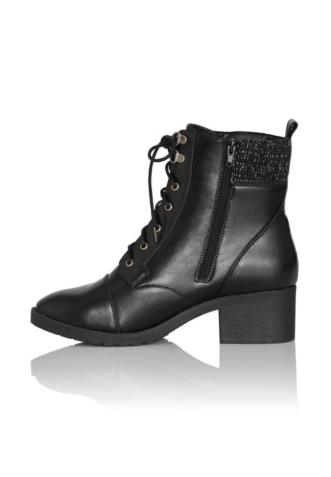 Rita Wide Width Brown Ankle Boot image number 4