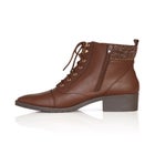 Rita Wide Width Brown Ankle Boot image number null