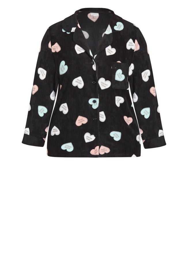 Button Up Fleece Top image number 2