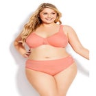 Fashion Microfiber Hi Cut Brief image number null