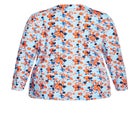 Button Print Sleep Top image number null