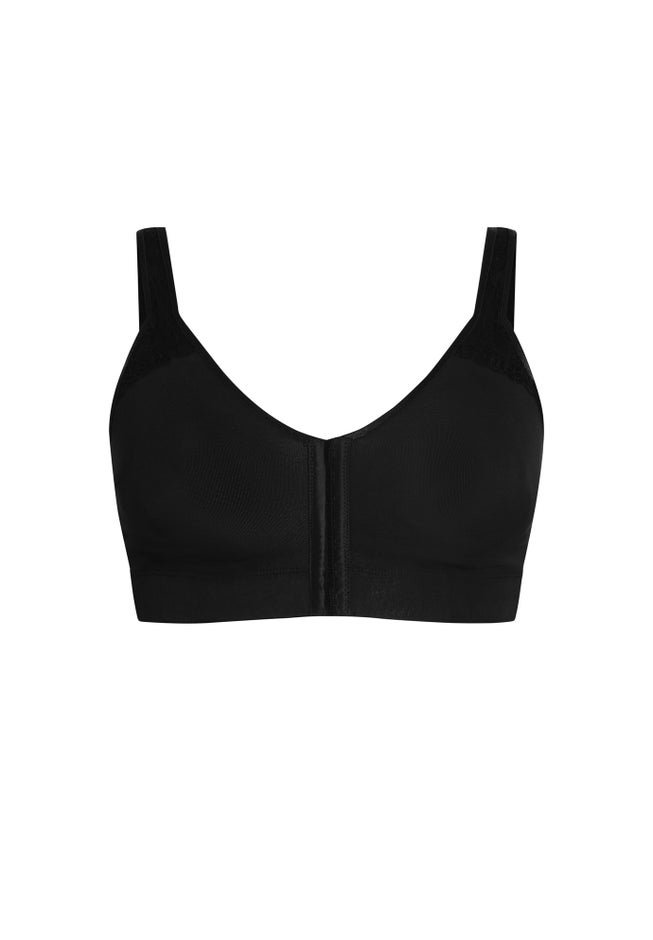 Comfort Cotton Wire Free Front Close Bra image number 2