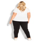 Contrast Pocket Knit Pant image number null