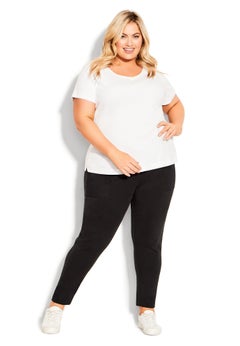 Contrast Pocket Knit Pant