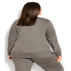 Hi Lo Sweat Top image number 1