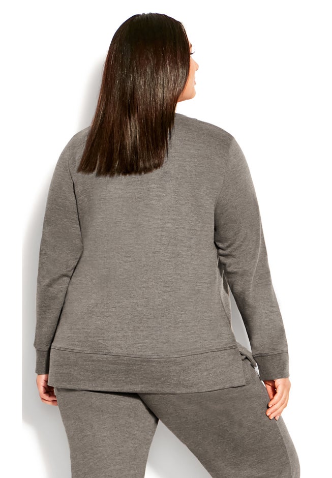 Hi Lo Sweat Top image number 1