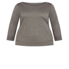 Hi Lo Sweat Top image number 2