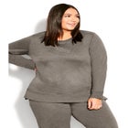 Hi Lo Sweat Top image number 3