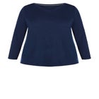 V-Neck Essential Long Sleeve Tee image number 2