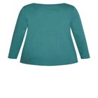V-Neck Essential Long Sleeve Tee image number 5