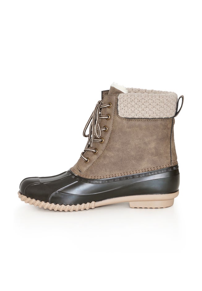 Lexi Sweater Trim Weather Boot image number null