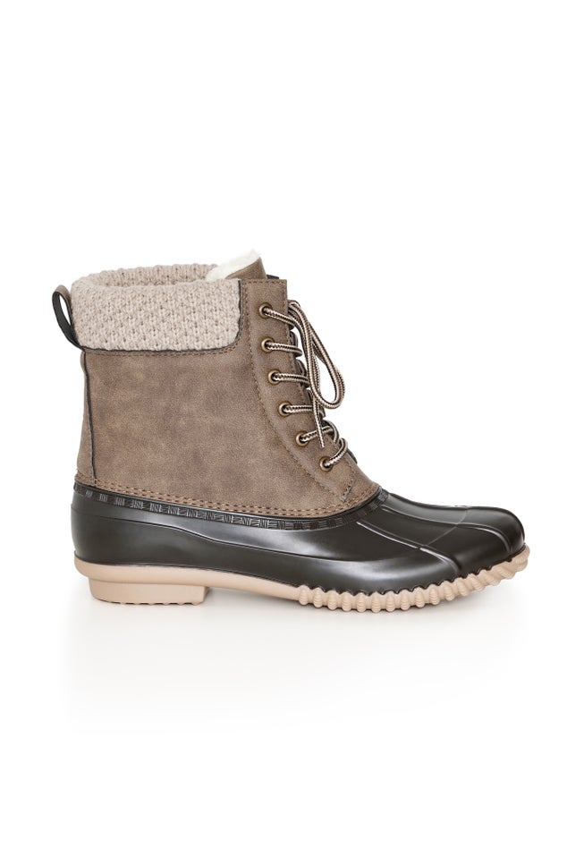 Lexi Sweater Trim Weather Boot image number null