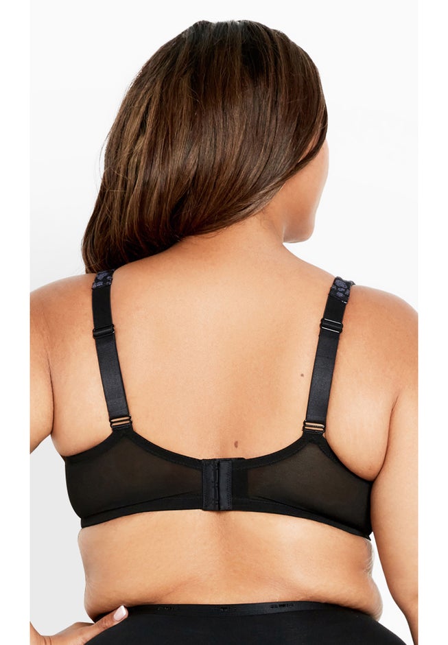 Fashion Plunge Print Bra image number null