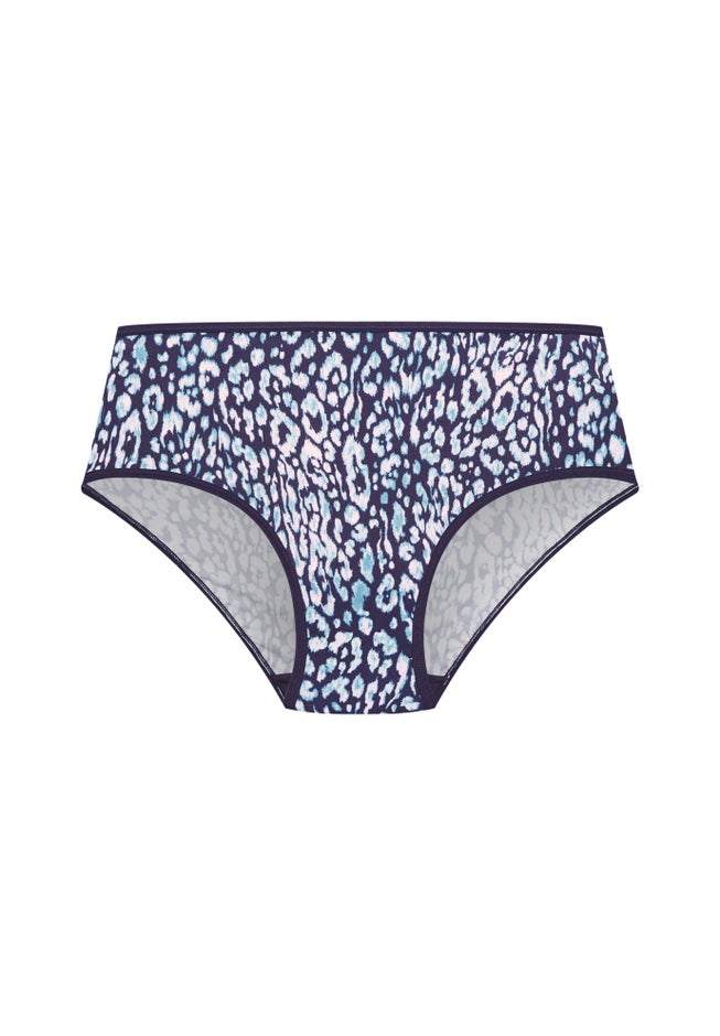 Microfiber Hi Cut Brief image number 2