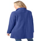 Fleece Swing Funnel-Neck Coat image number null