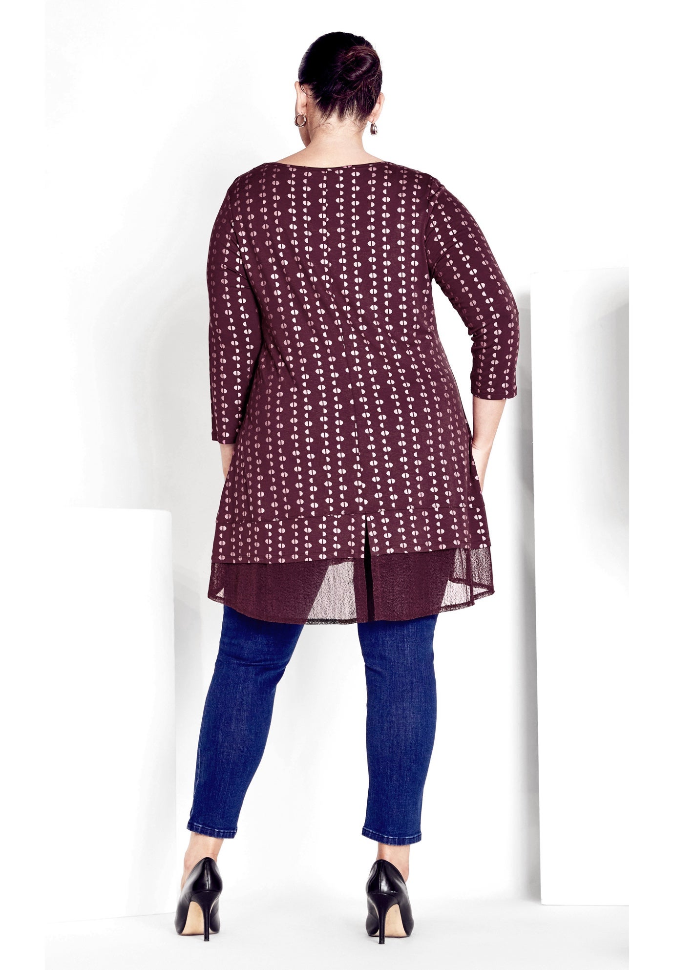 Foil Print Tunic image number 1