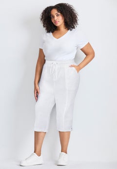 Cotton Roll Up Capri