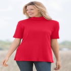 Ribbed Short Sleeve Turtleneck image number 0