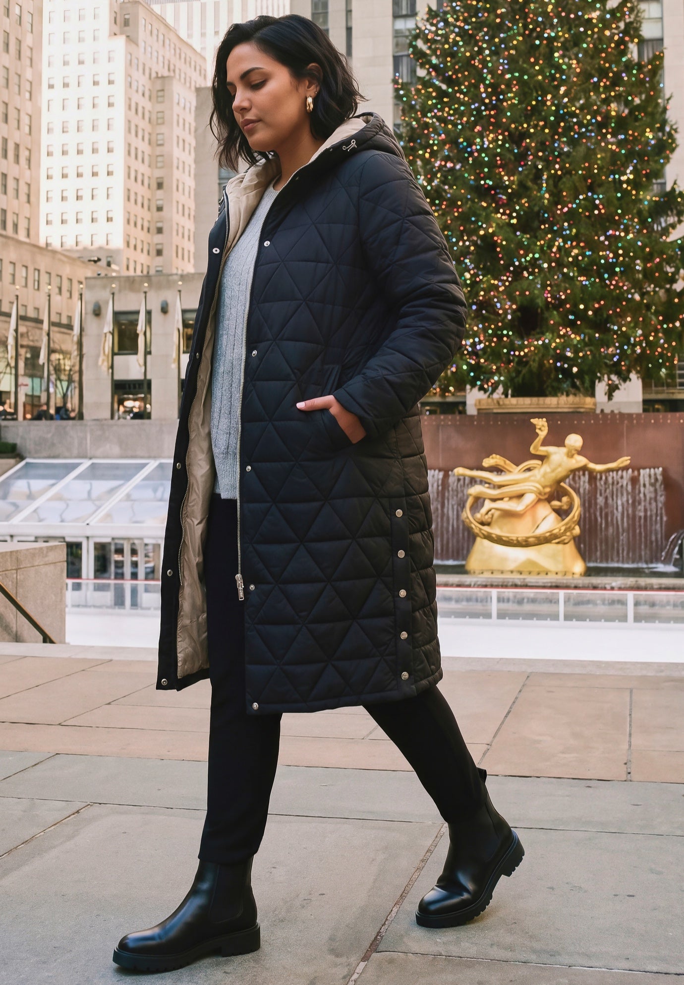 Quinn Longline Puffer Jacket image number 9